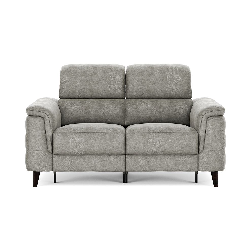Cassius 2 Seater Power Recliner Sofa in Marble Mink Fabric 3