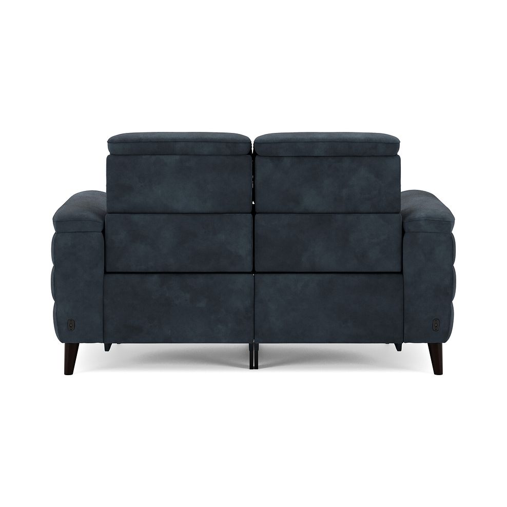 Cassius 2 Seater Power Recliner Sofa with Adjustable Power Headrests and Speakers in Dexter Shadow Fabric 6