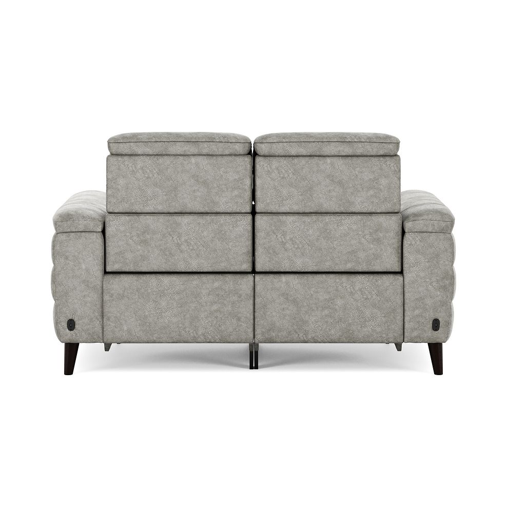 Cassius 2 Seater Power Recliner Sofa with Adjustable Power Headrests in Marble Mink Fabric 6