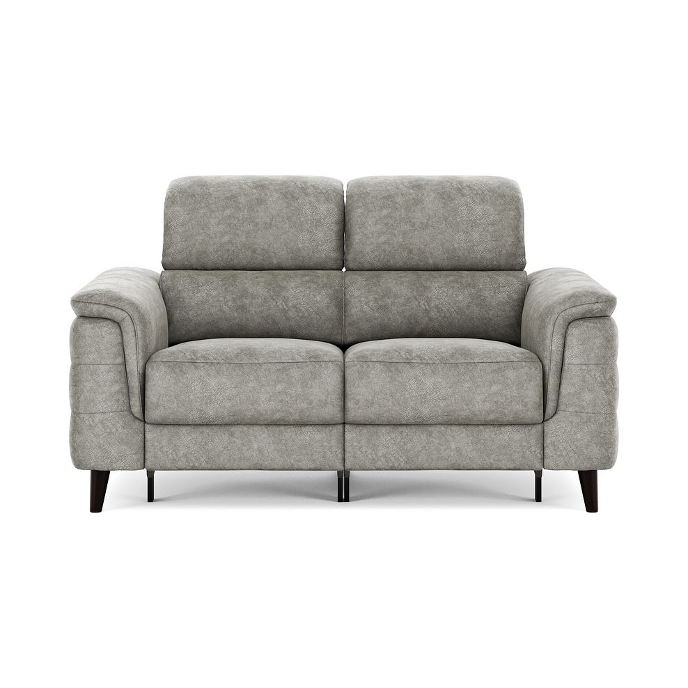 Cassius 2 Seater Power Recliner Sofa with Adjustable Power Headrests in Marble Mink Fabric 3