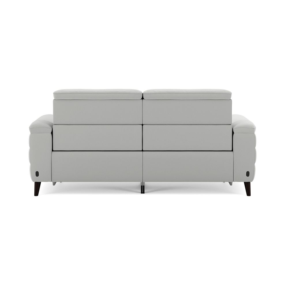 Cassius 3 Seater Power Recliner Sofa in Bella Lead Grey Fabric 6