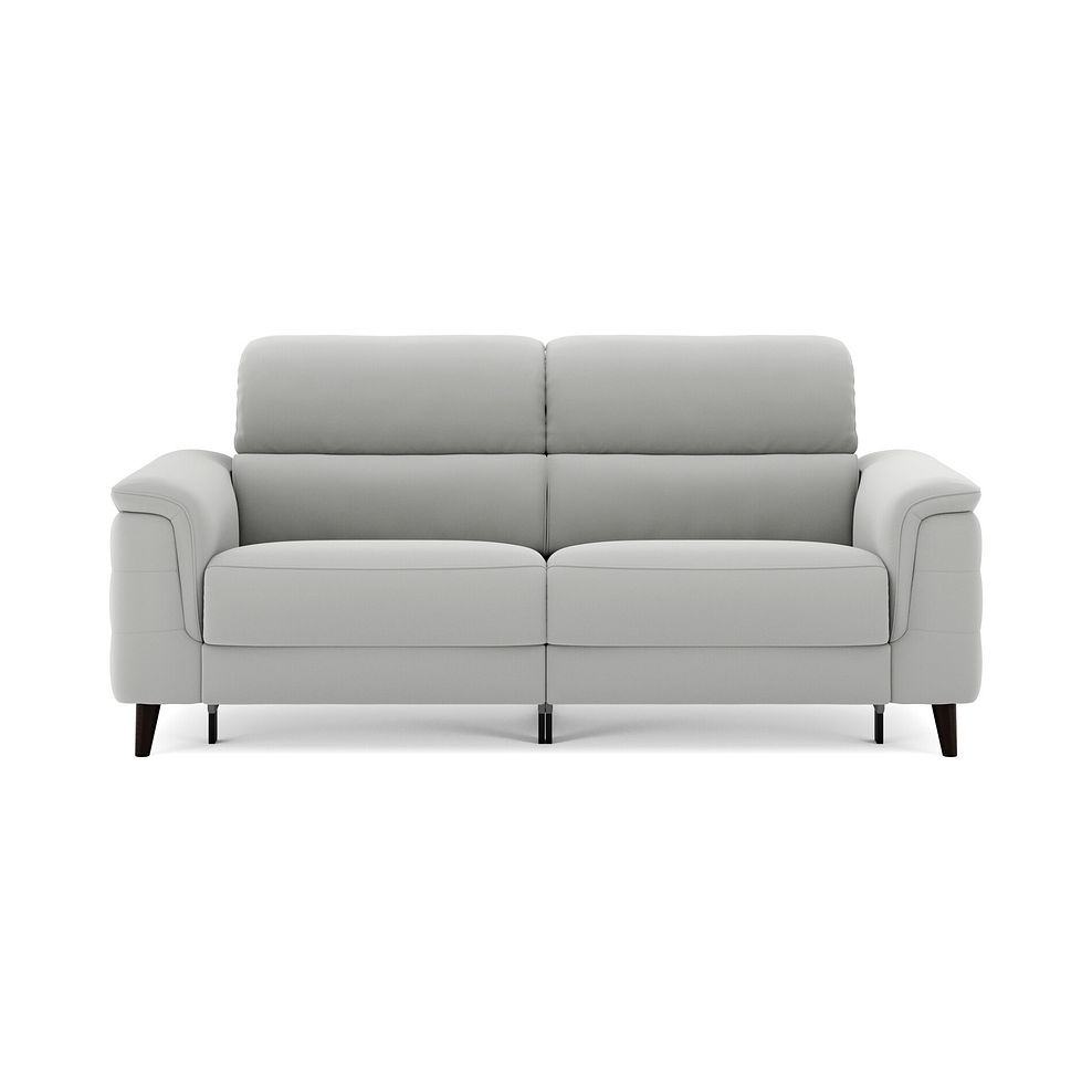 Cassius 3 Seater Power Recliner Sofa in Bella Lead Grey Fabric 3