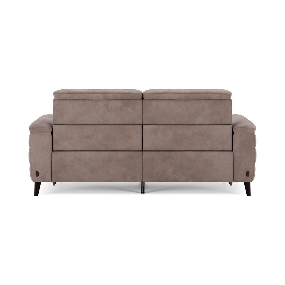 Cassius 3 Seater Power Recliner Sofa in Dexter Nutmeg Fabric 6