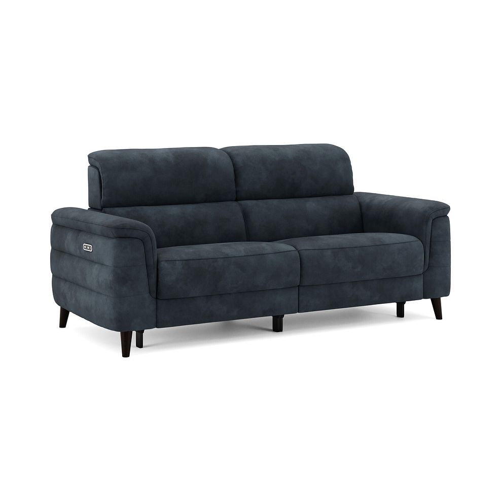 Cassius 3 Seater Power Recliner Sofa in Dexter Shadow Fabric 1