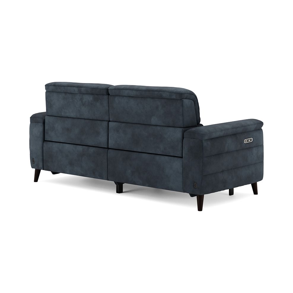 Cassius 3 Seater Power Recliner Sofa in Dexter Shadow Fabric 5