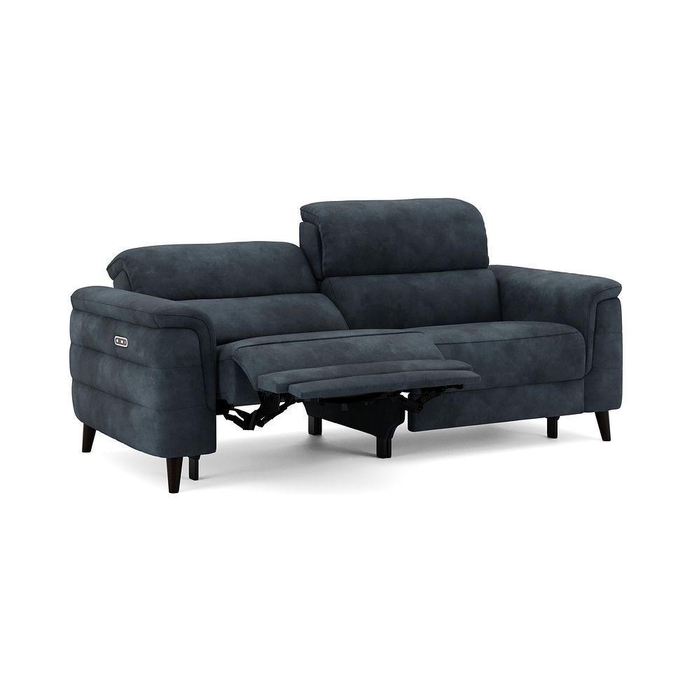 Cassius 3 Seater Power Recliner Sofa in Dexter Shadow Fabric 2