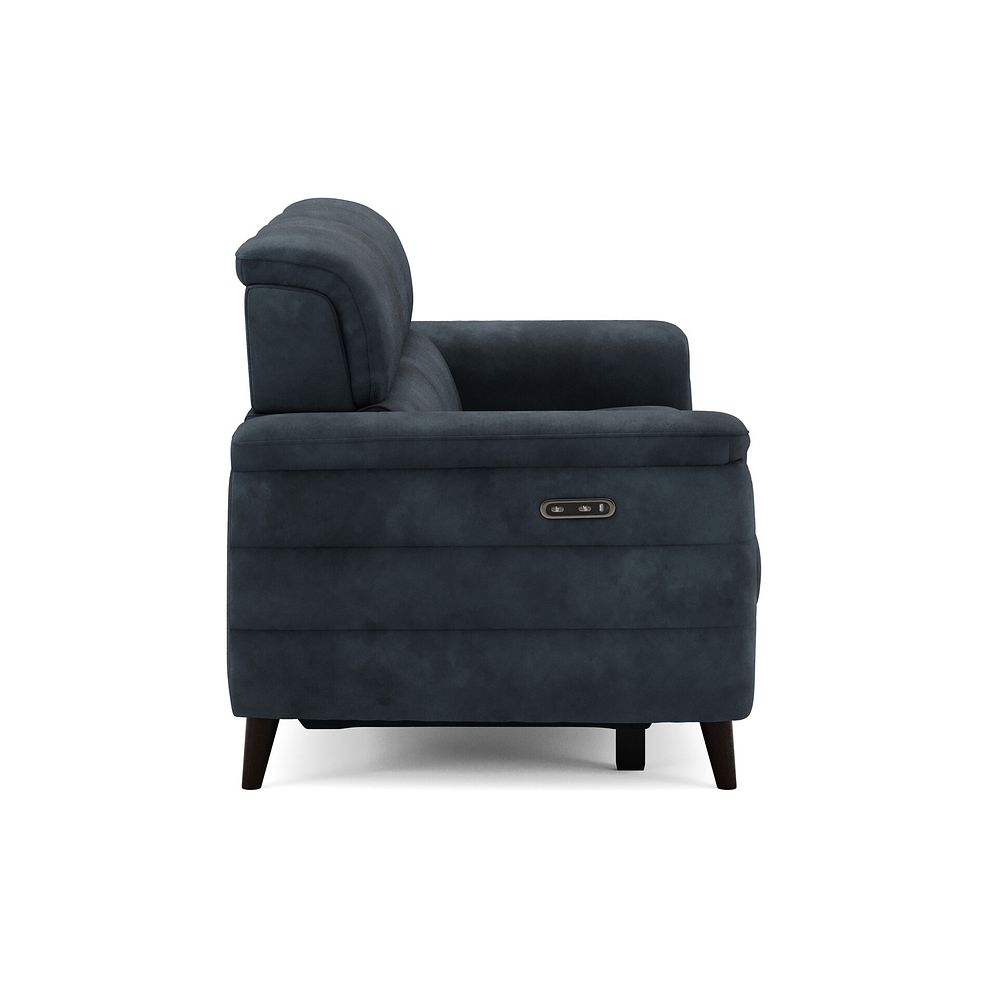 Cassius 3 Seater Power Recliner Sofa in Dexter Shadow Fabric 4