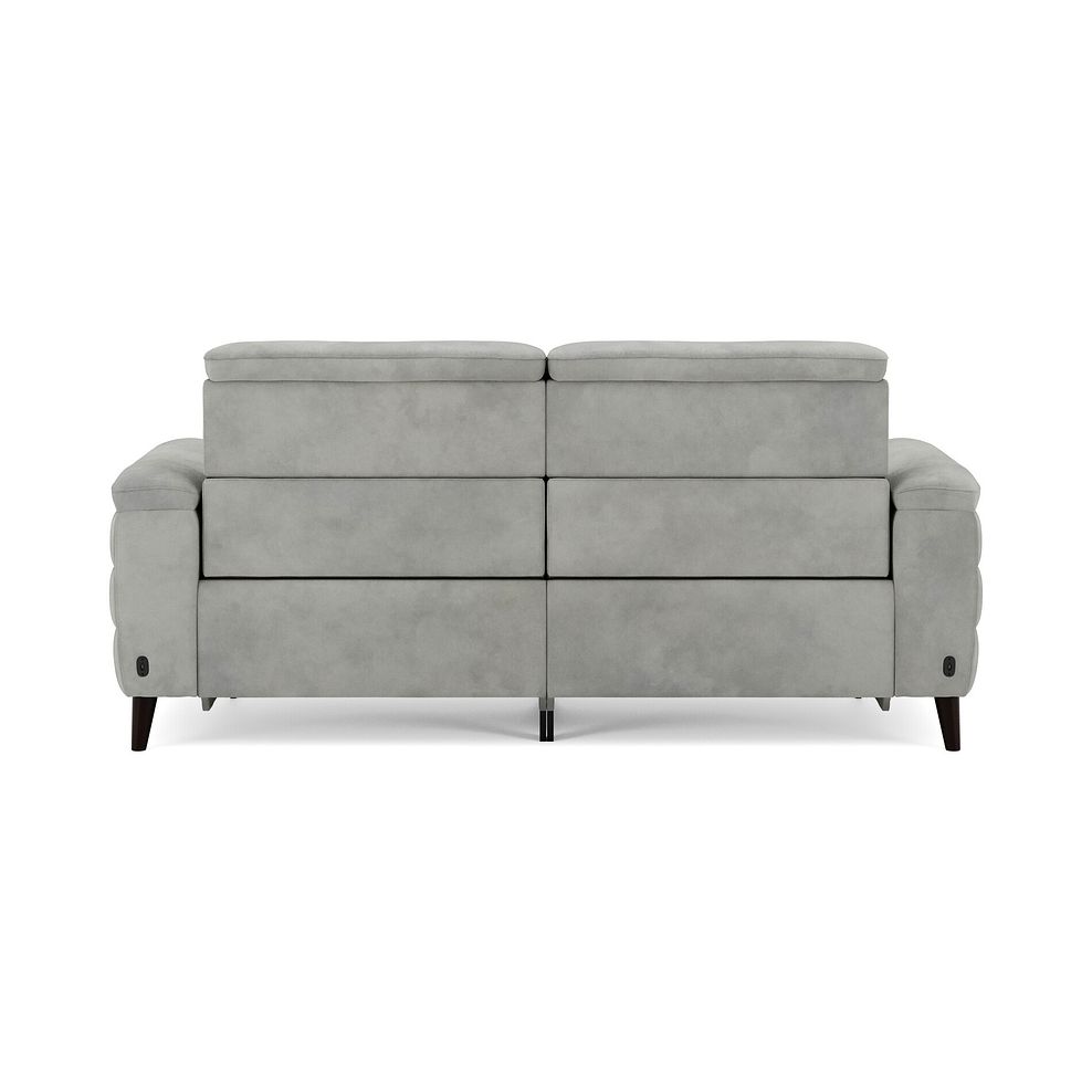 Cassius 3 Seater Power Recliner Sofa in Dexter Stone Fabric 6