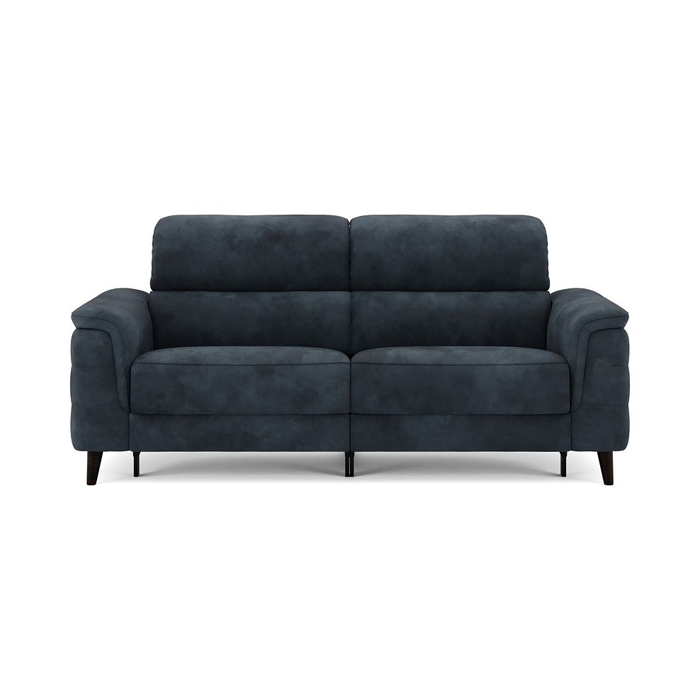 Cassius 3 Seater Power Recliner Sofa with Adjustable Power Headrests and Speakers in Dexter Shadow Fabric 3
