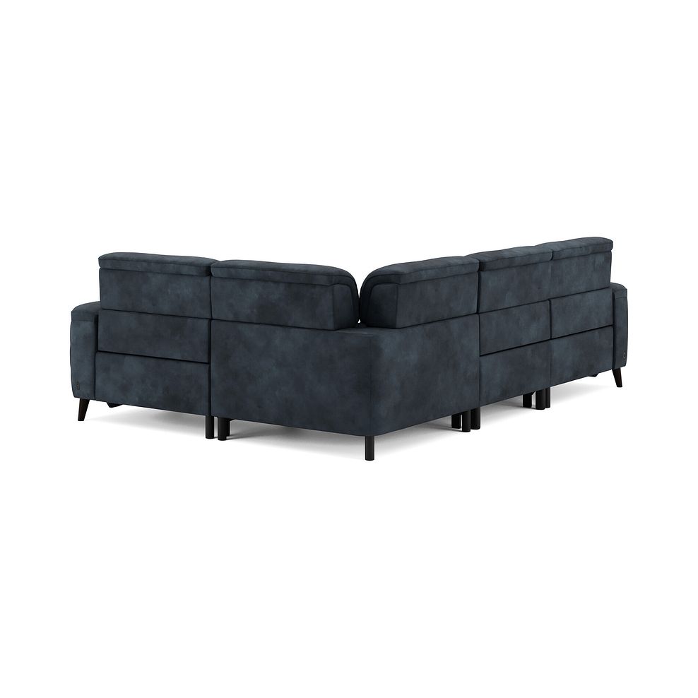 Cassius Left hand Corner Electric Recliner Sofa in Dexter Shadow Fabric 6