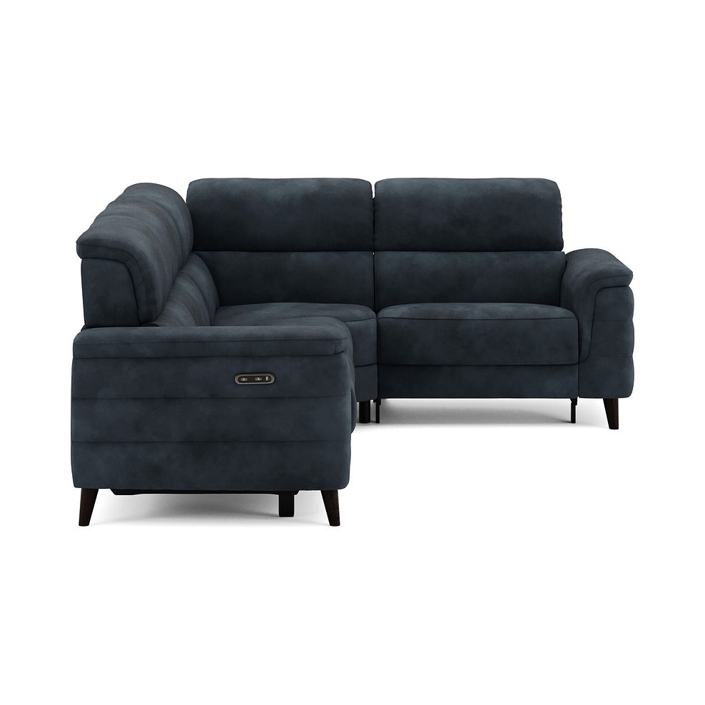 Cassius Left hand Corner Electric Recliner Sofa in Dexter Shadow Fabric 5