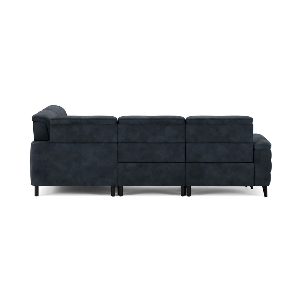 Cassius Left hand Corner Electric Recliner Sofa with Adjustable Power Headrests in Dexter Shadow Fabric 7