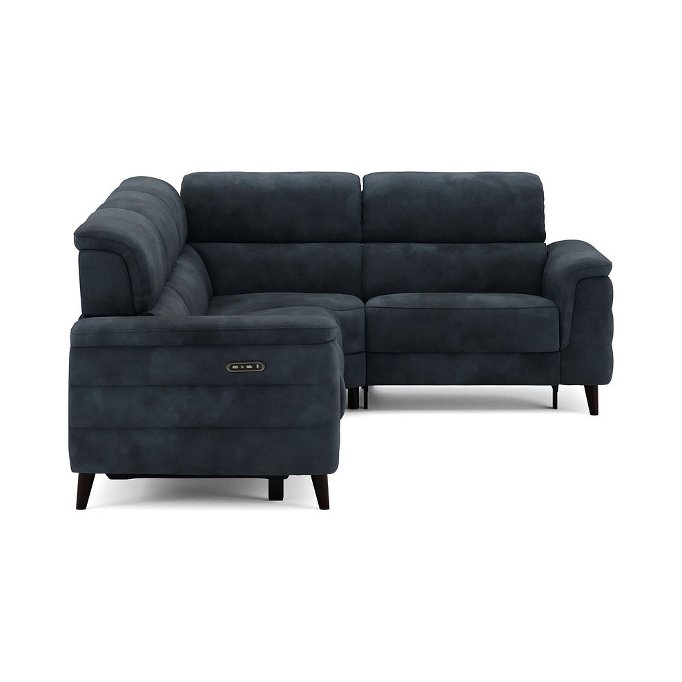 Cassius Left hand Corner Electric Recliner Sofa with Adjustable Power Headrests in Dexter Shadow Fabric 5