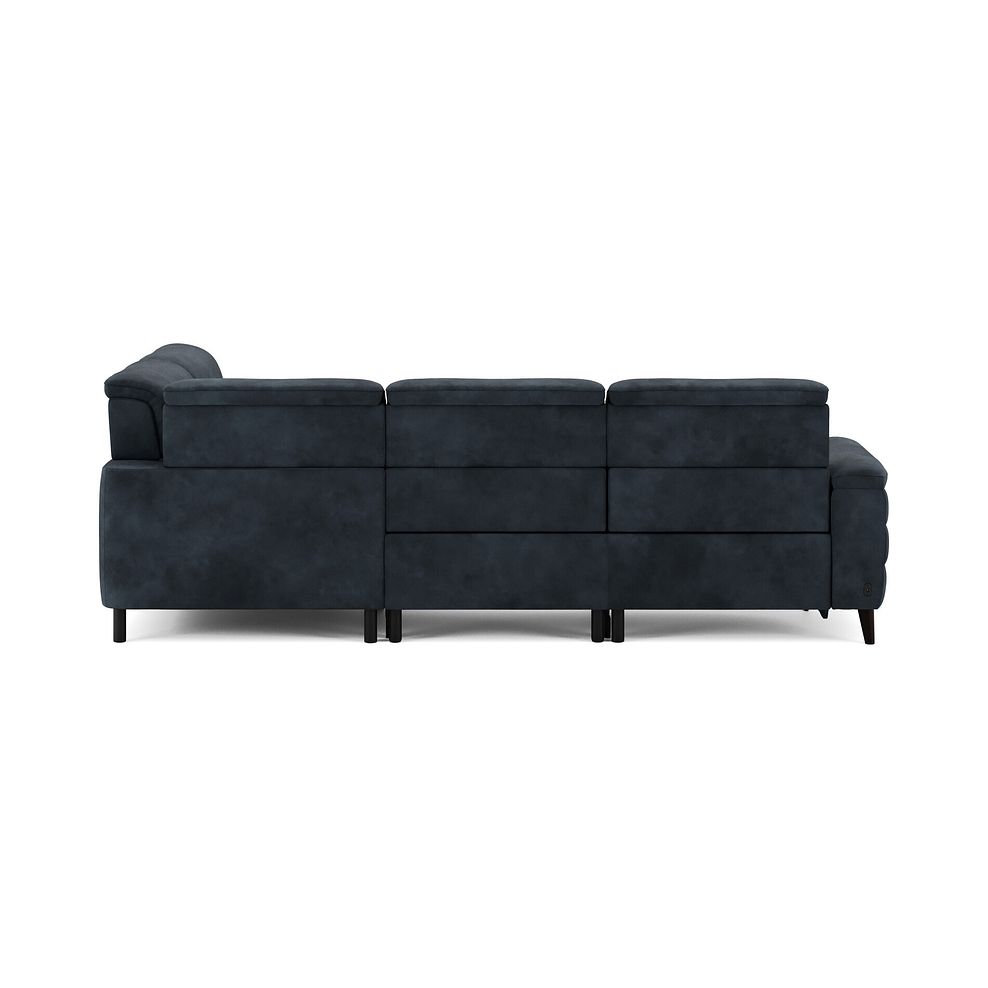 Cassius Left hand Corner Electric Recliner Sofa with Storage Chaise in Dexter Shadow Fabric 7