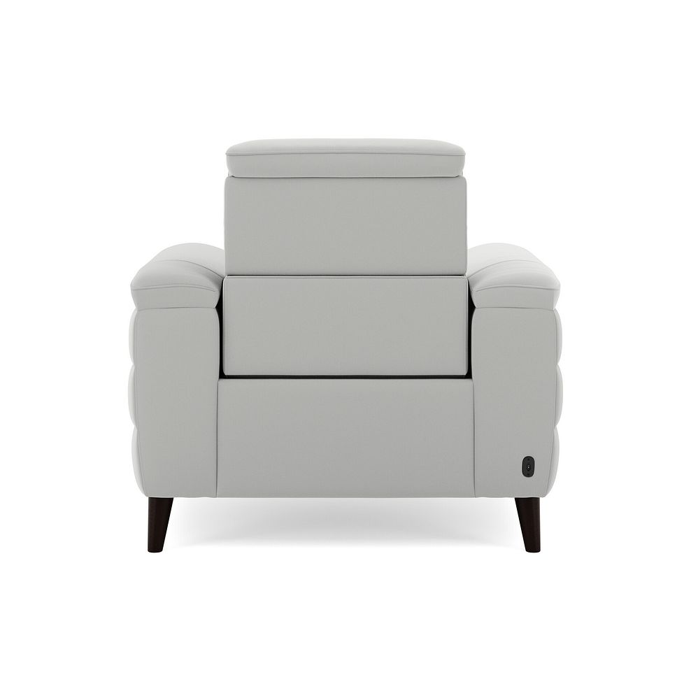 Cassius Power Recliner Armchair in Bella Lead Grey Fabric 6