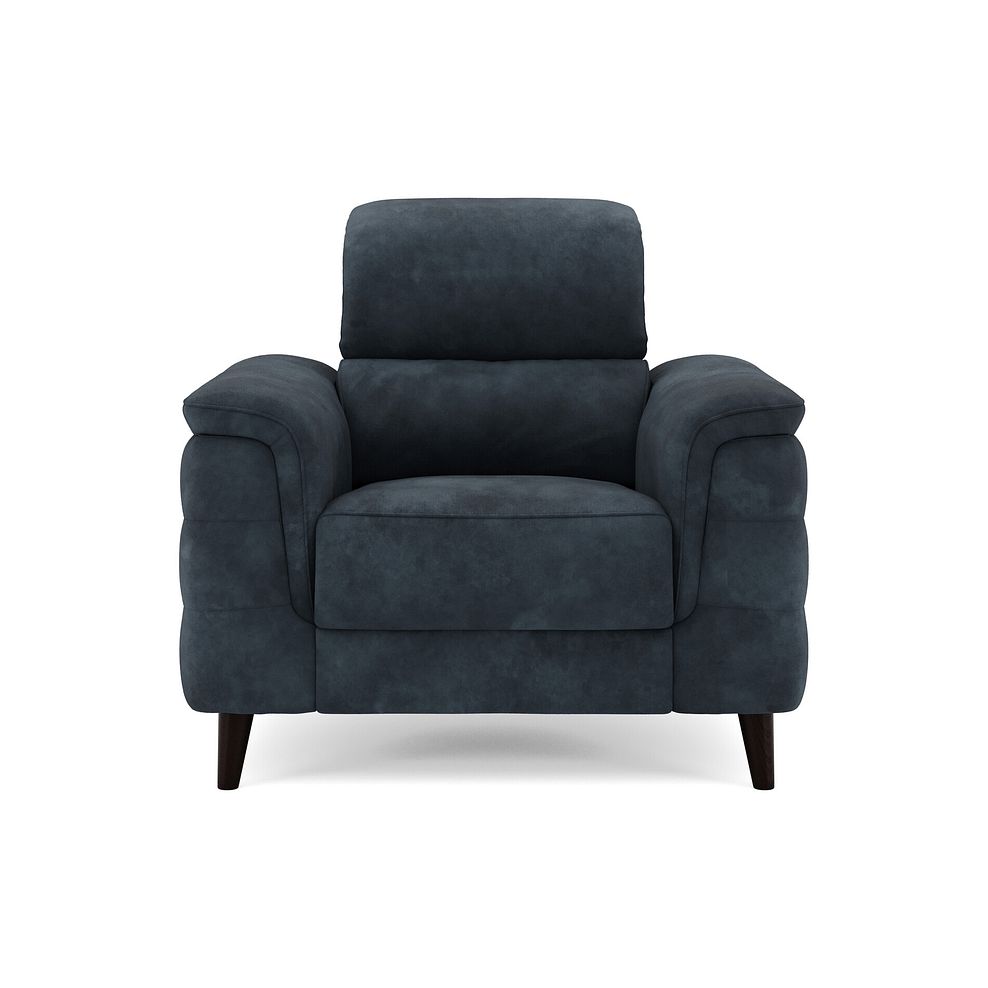 Cassius Power Recliner Armchair in Dexter Shadow Fabric 3