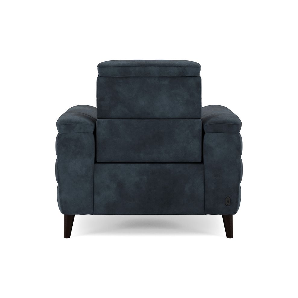 Cassius Power Recliner Armchair with Adjustable Power Headrest in Dexter Shadow Fabric 6