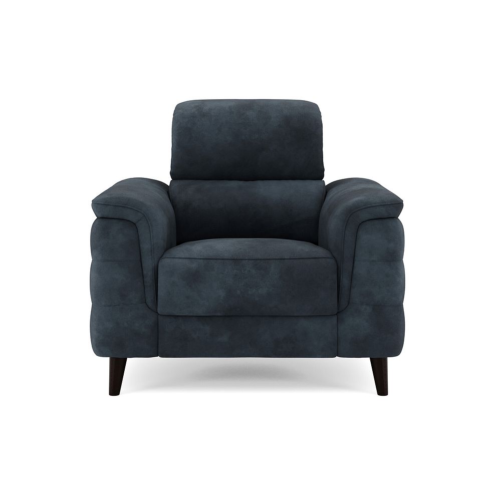 Cassius Power Recliner Armchair with Adjustable Power Headrest in Dexter Shadow Fabric 3