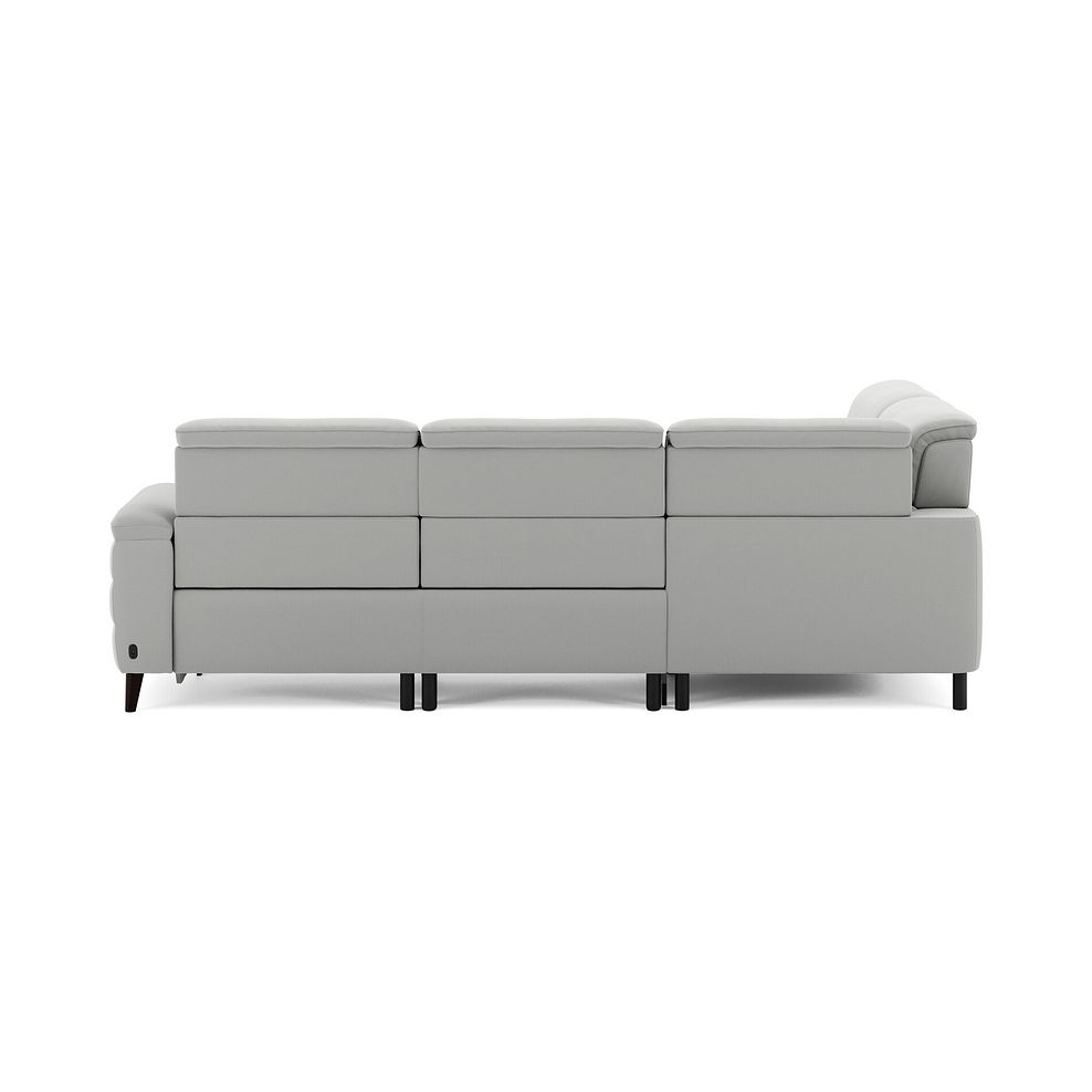 Cassius Right hand Corner Electric Recliner Sofa in Bella Lead Grey Fabric 7