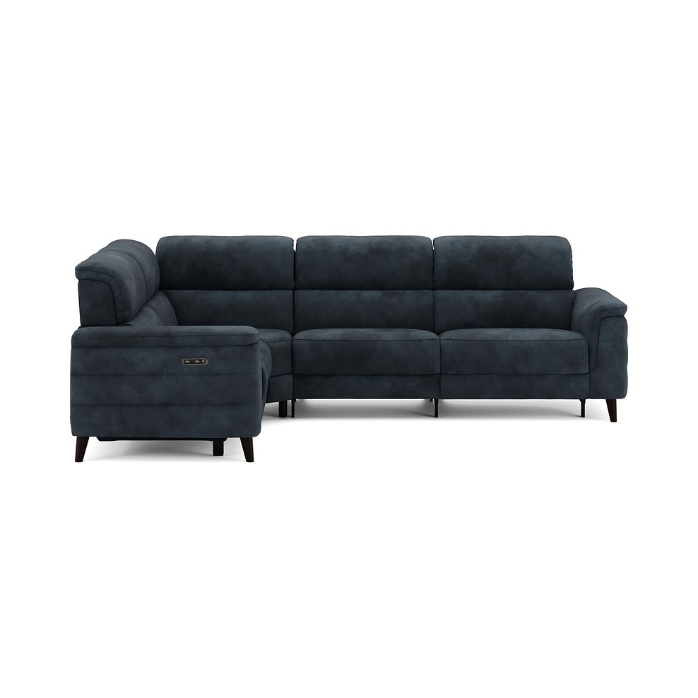 Cassius Right hand Corner Electric Recliner Sofa in Dexter Shadow Fabric 4