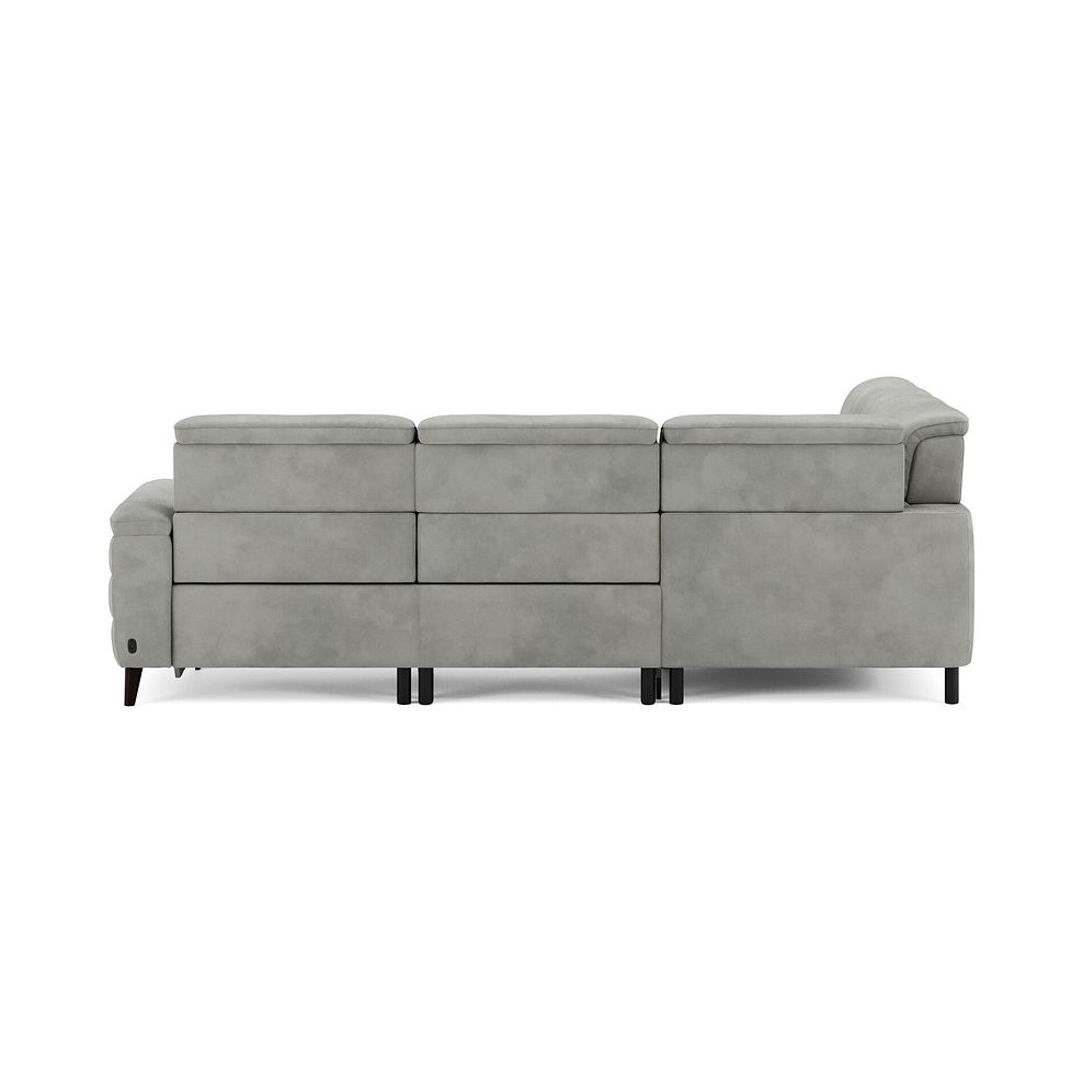 Cassius Right hand Corner Electric Recliner Sofa in Dexter Stone Fabric 7
