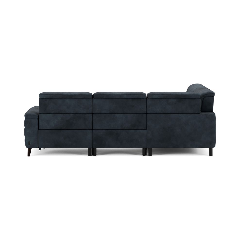 Cassius Right hand Corner Electric Recliner Sofa with Adjustable Power Headrests in Dexter Shadow Fabric 7