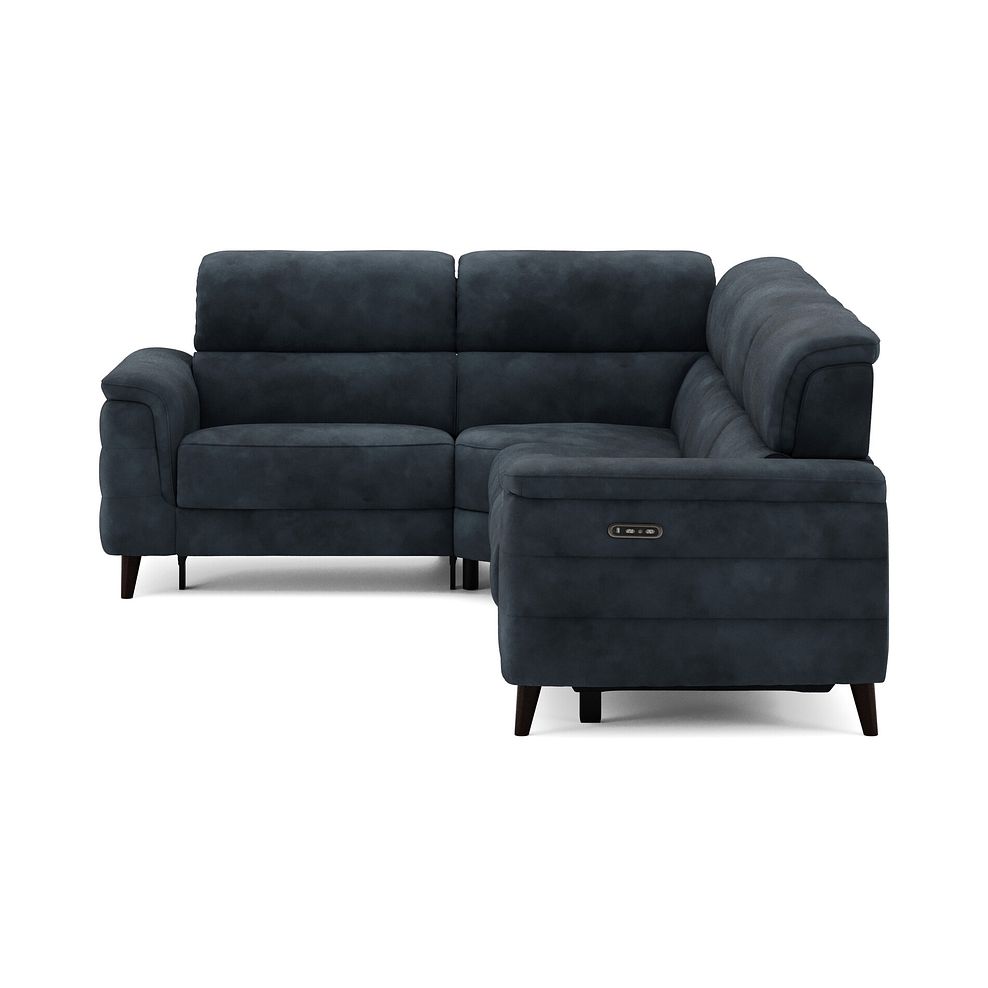 Cassius Right hand Corner Electric Recliner Sofa with Adjustable Power Headrests in Dexter Shadow Fabric 5