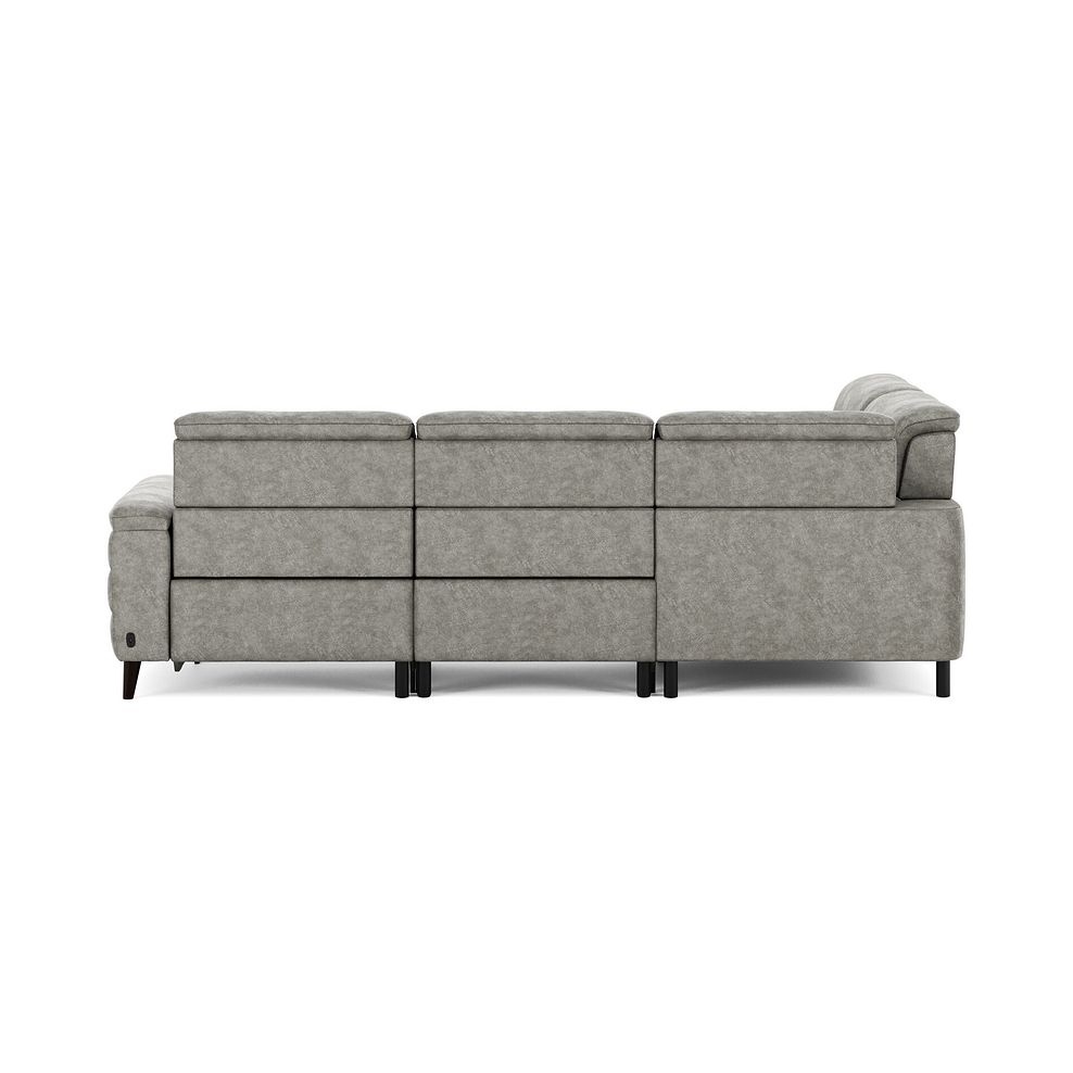 Cassius Right hand Corner Electric Recliner Sofa with Adjustable Power Headrests in Marble Mink Fabric 7