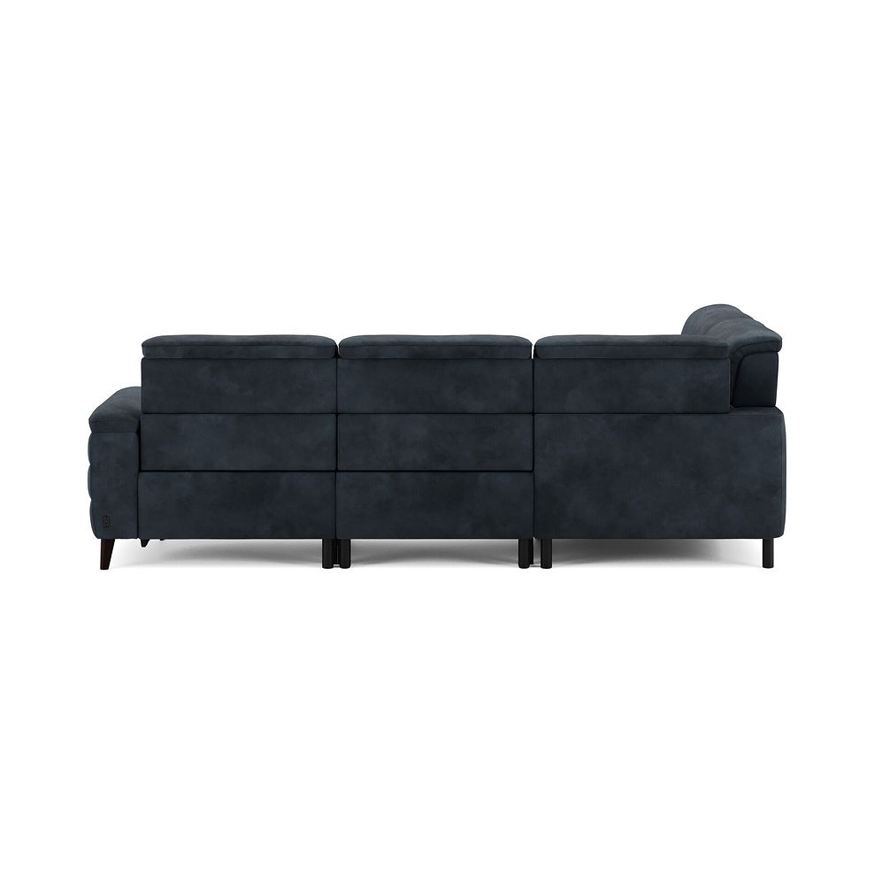 Cassius Right hand Corner Electric Recliner Sofa with Storage Chaise and Power Headrests in Dexter Shadow Fabric 6