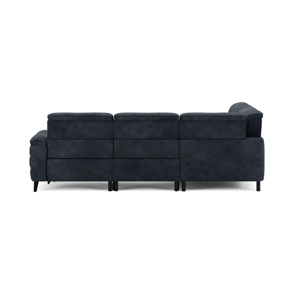 Cassius Right hand Corner Electric Recliner Sofa with Storage Chaise in Dexter Shadow Fabric 7