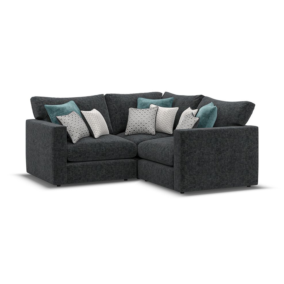 Malvern 3 Seat Modular Corner Sofa in Charcoal fabric - Group 1  2