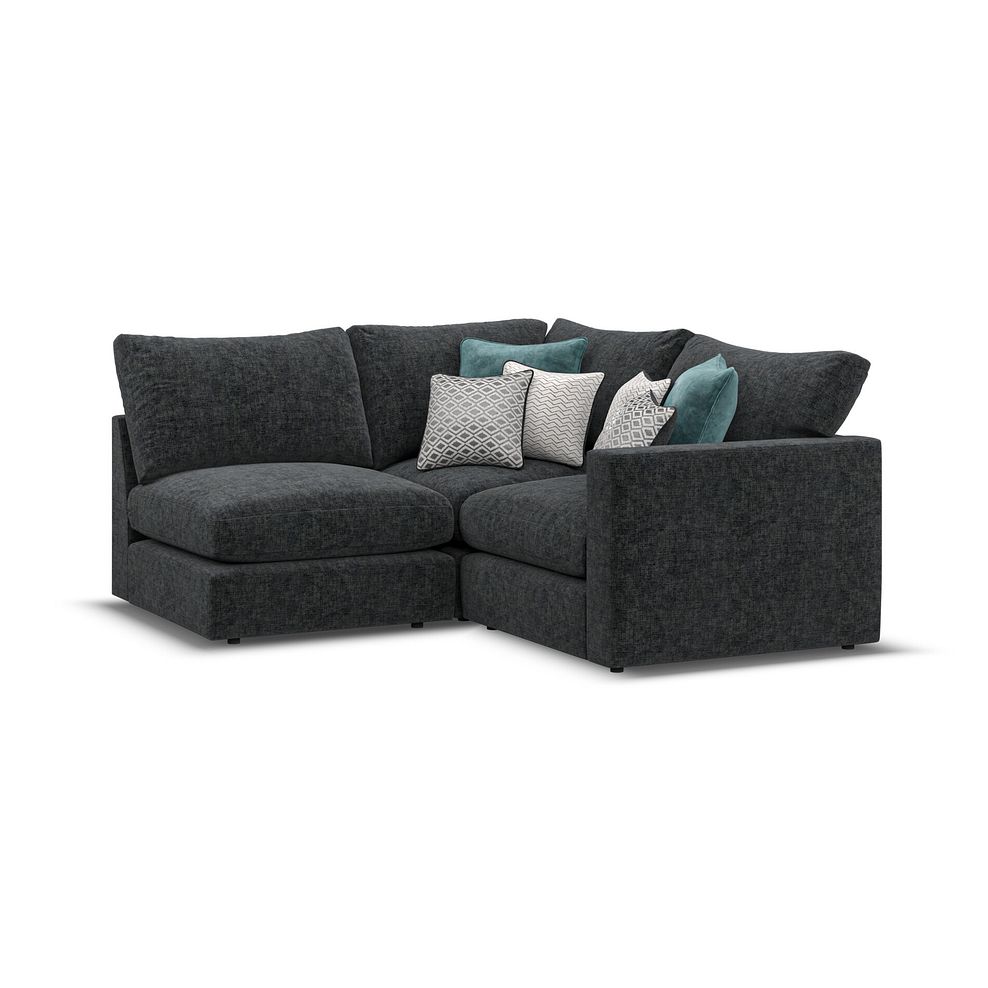 Malvern 3 Seat Right Hand Modular Corner Sofa in Charcoal fabric - Group 7 2