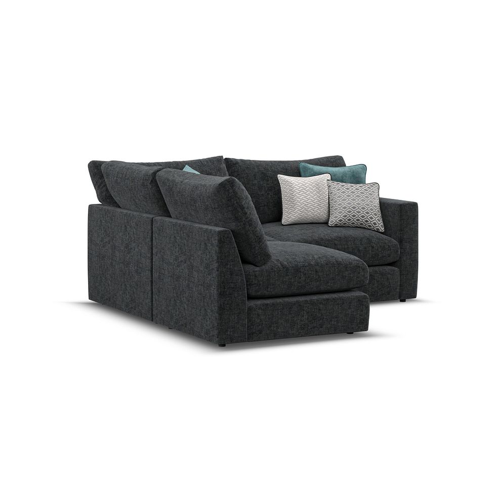Malvern 3 Seat Right Hand Modular Corner Sofa in Charcoal fabric - Group 7 4