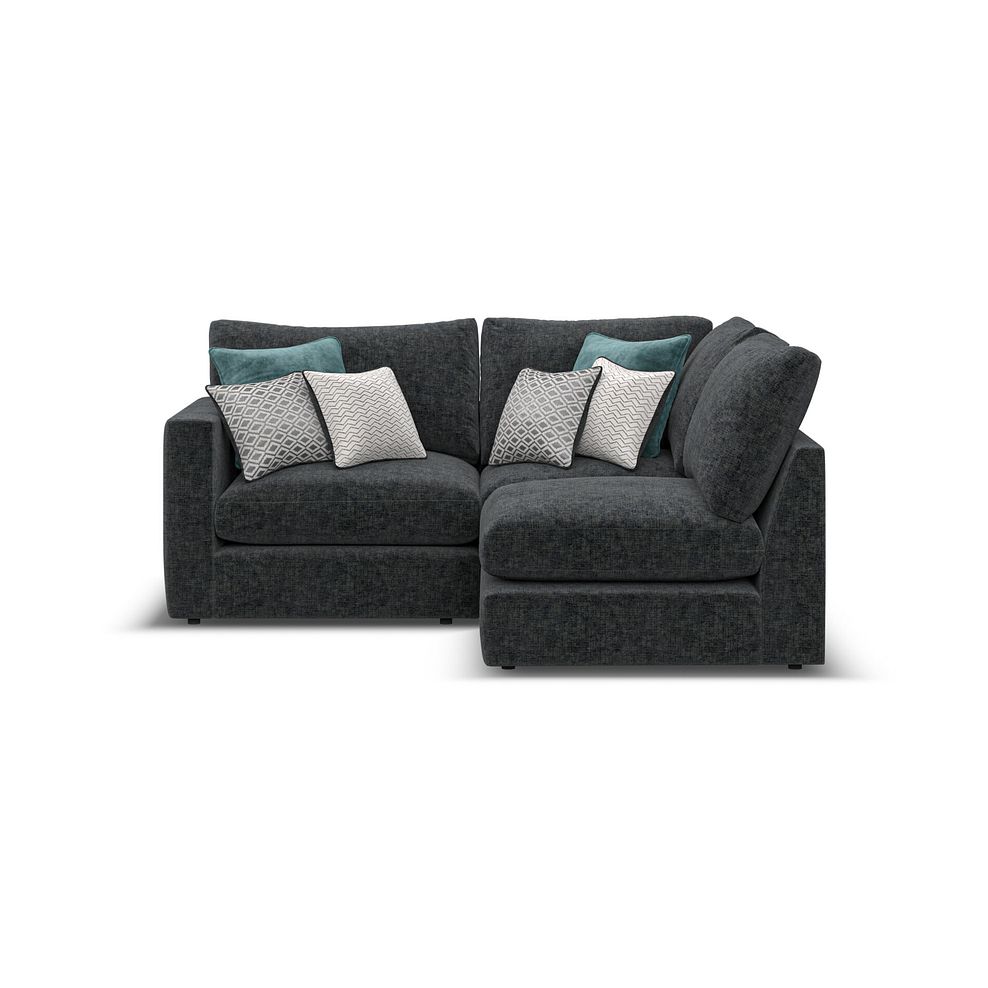 Malvern 3 Seat Left Hand Modular Corner Sofa in Charcoal fabric - Group 6 2