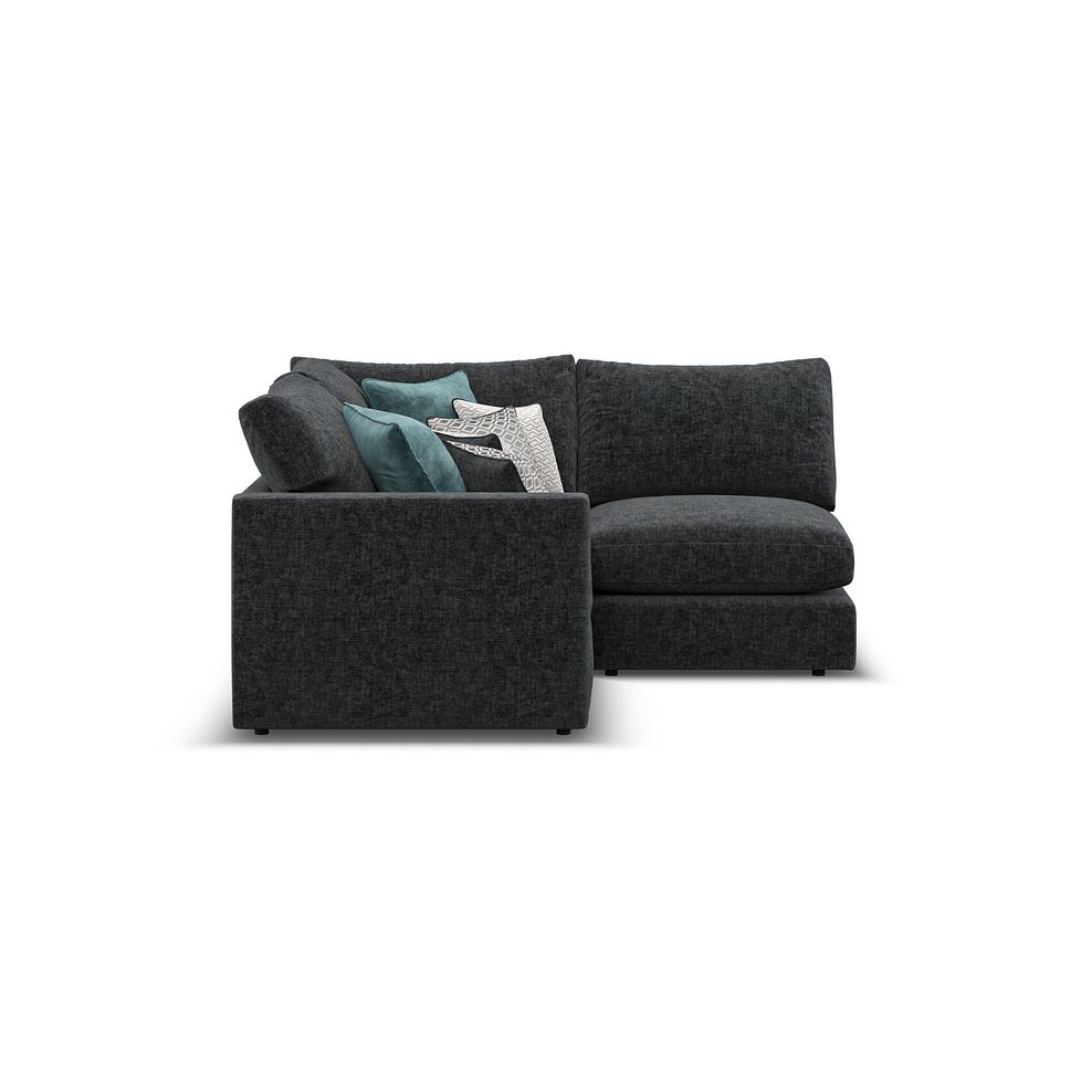Malvern 3 Seat Left Hand Modular Corner Sofa in Charcoal fabric - Group 6 4
