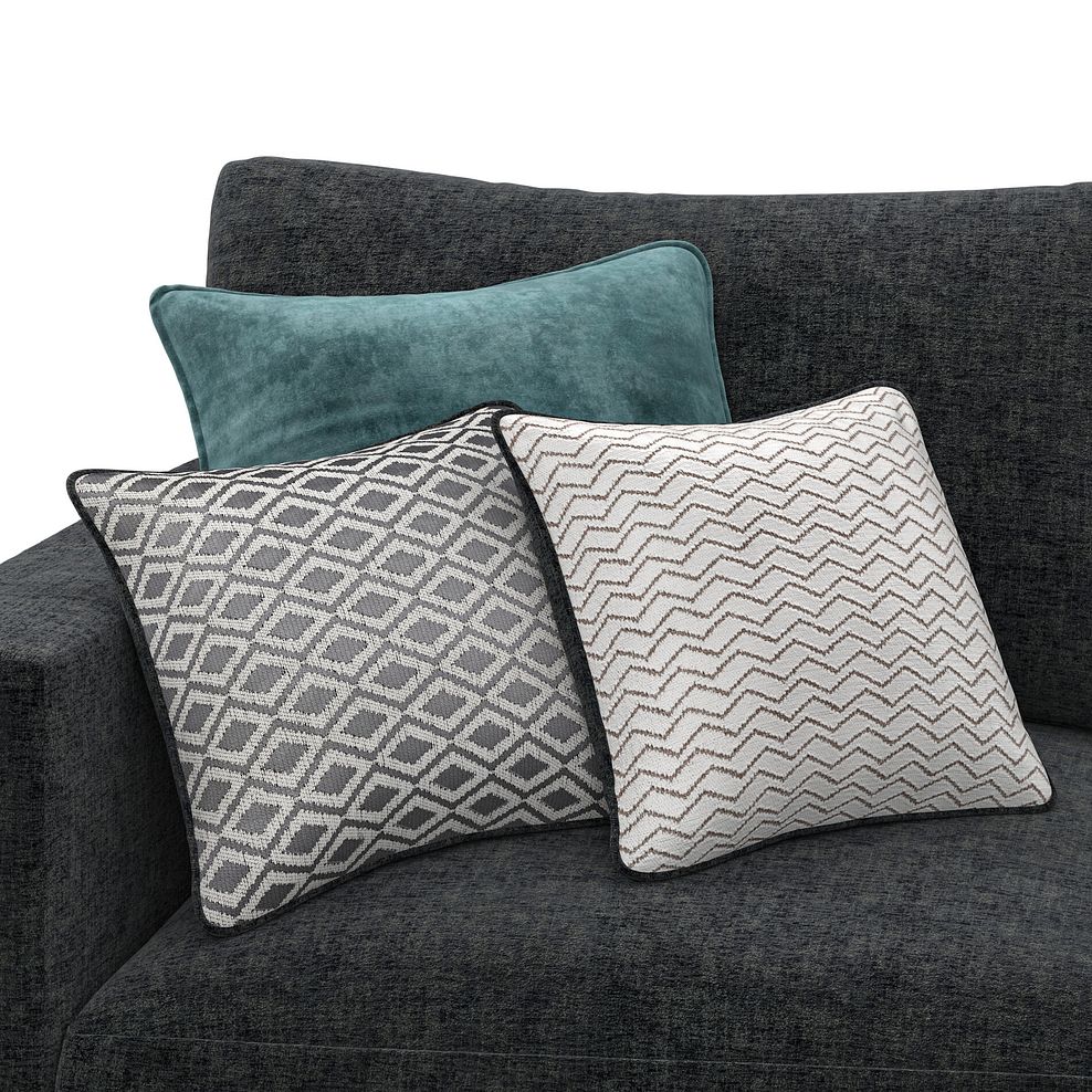 Malvern 4 Seat Modular Corner Sofa in Charcoal fabric - Group 2  5