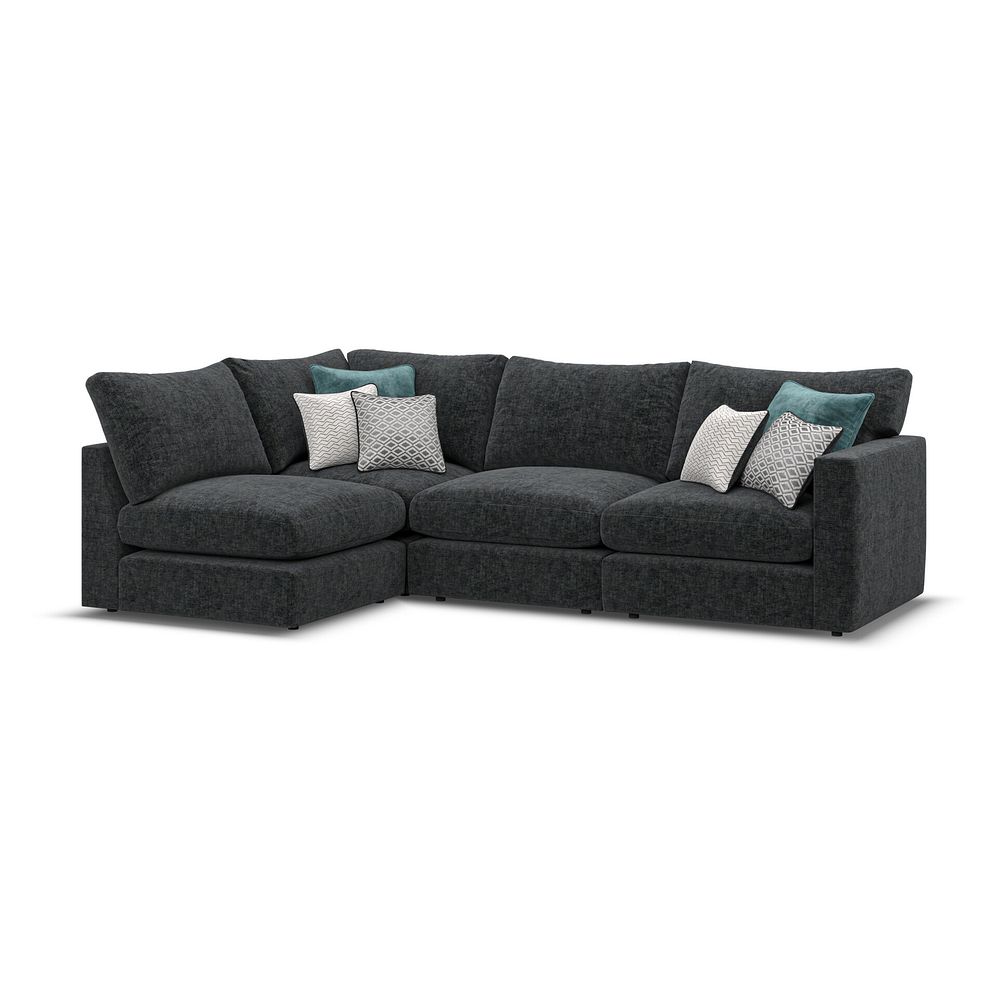 Malvern 4 Seat Right Hand Modular Corner Sofa in Charcoal fabric - Group 5 1