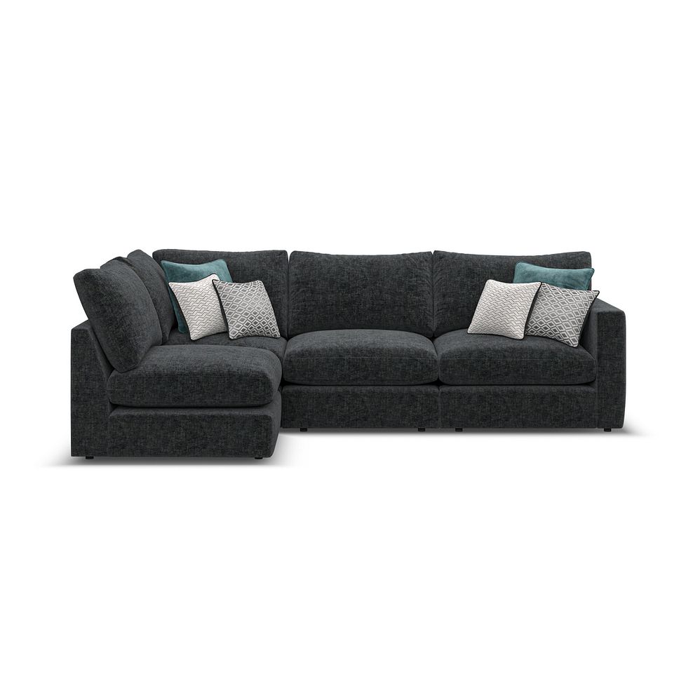 Malvern 4 Seat Right Hand Modular Corner Sofa in Charcoal fabric - Group 5 2