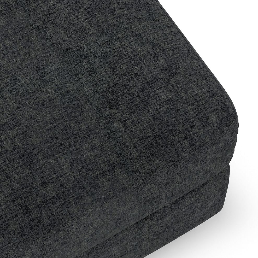 Malvern Storage Footstool in Charcoal fabric 8