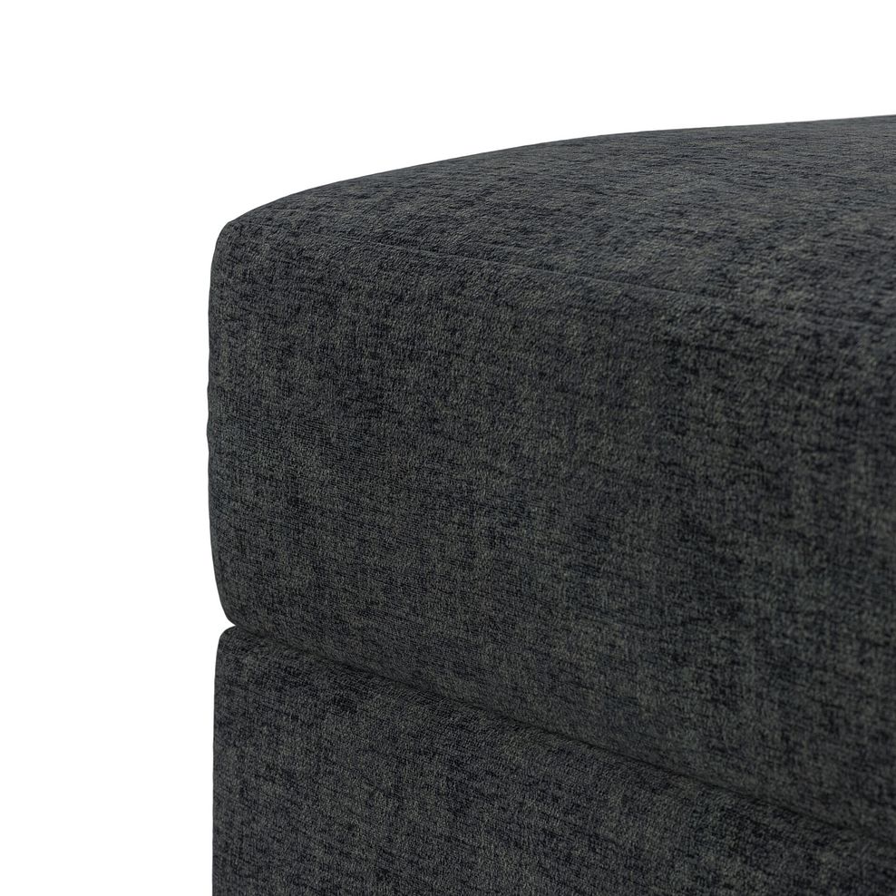 Malvern Storage Footstool in Charcoal fabric 9