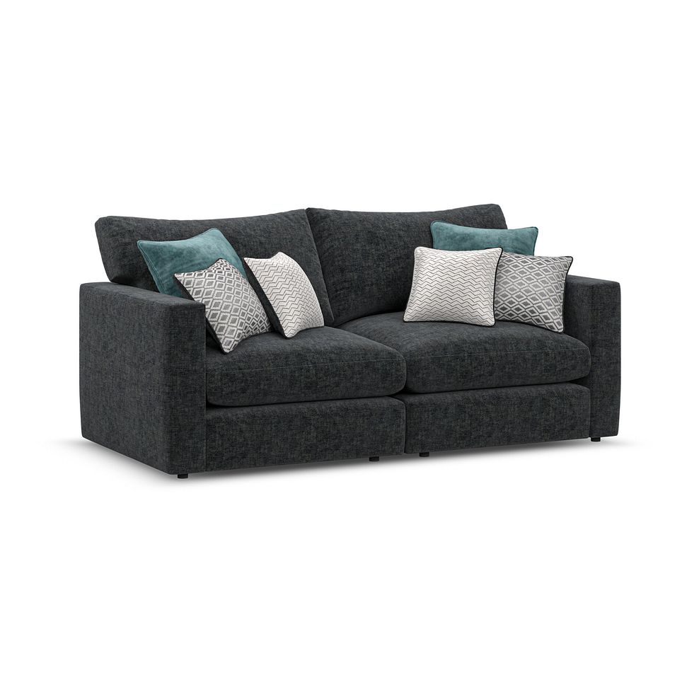 Malvern 2 Seater Modular Sofa in Charcoal fabric - Group 8 1