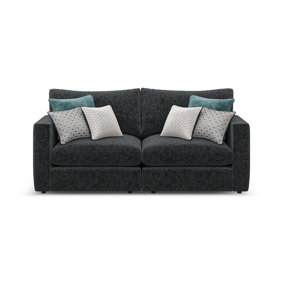 Malvern 2 Seater Modular Sofa in Charcoal fabric - Group 8 2