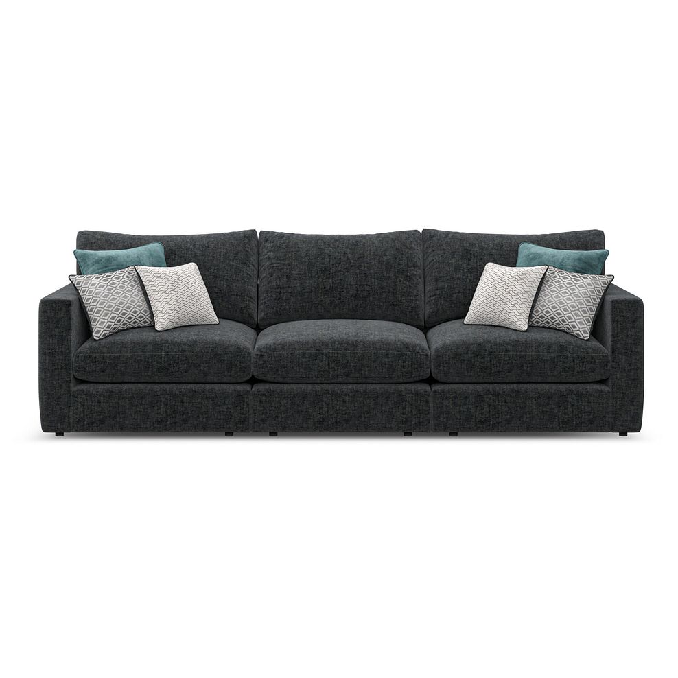 Malvern 3 Seater Modular Sofa in Charcoal fabric - Group 9 2
