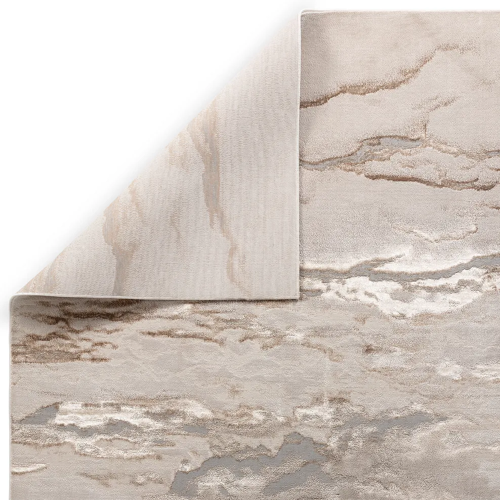 Clouds Metallic Rug 160 x 230cm - CreamGold 4