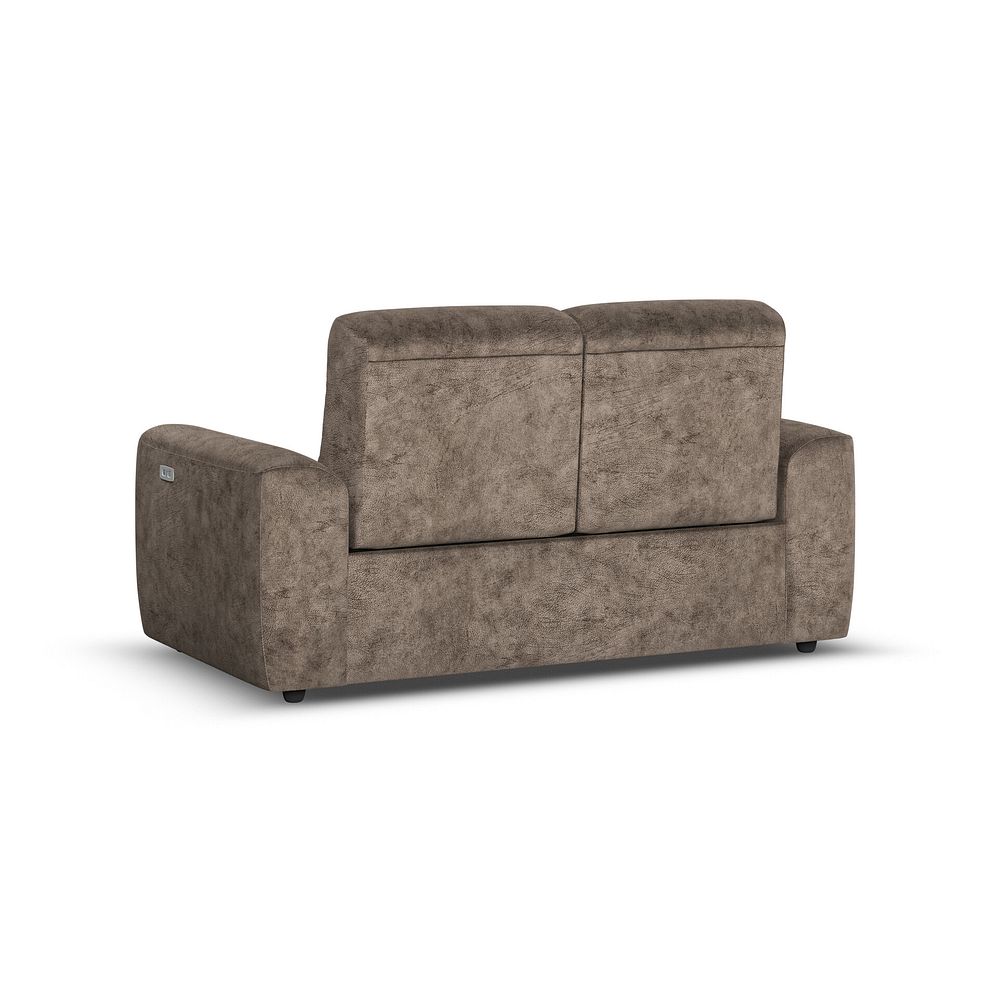 Cohen 2 Seater Electric Recliner in Dapple Chocolate Fabric 6