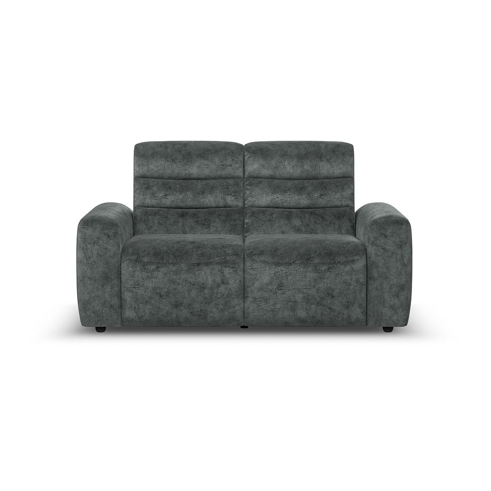 Cohen 2 Seater Electric Recliner in Dapple Grey Fabric 5