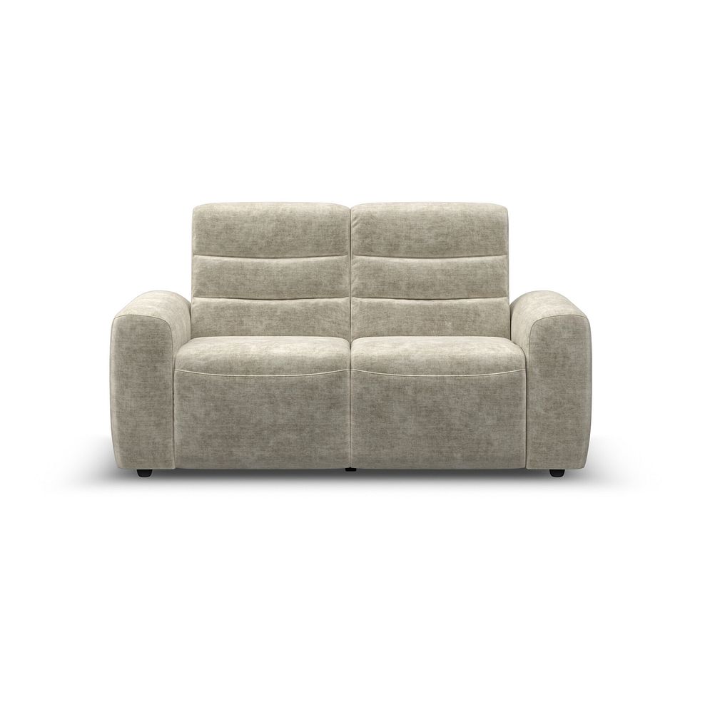 Cohen 2 Seater Electric Recliner in  Plush Beige Fabric 5