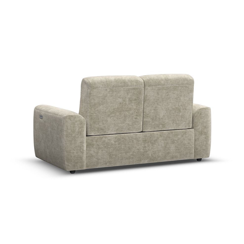 Cohen 2 Seater Electric Recliner in  Plush Beige Fabric 6