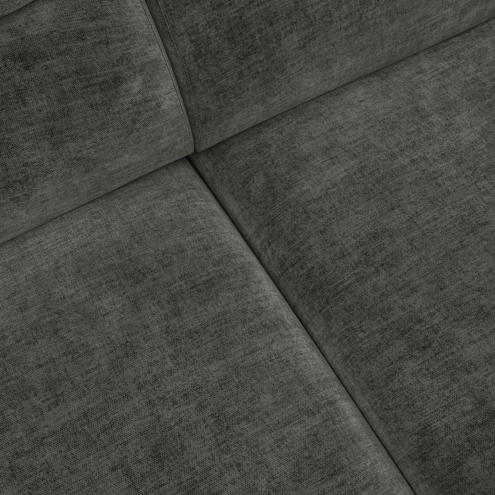 Cohen 2 Seater Electric Recliner in Plush Charcoal Fabric 11