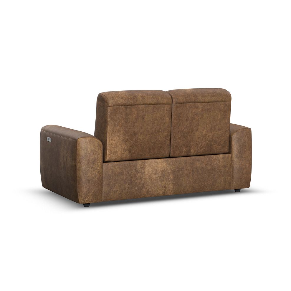 Cohen 2 Seater Electric Recliner in Ranch Brown Fabric 6